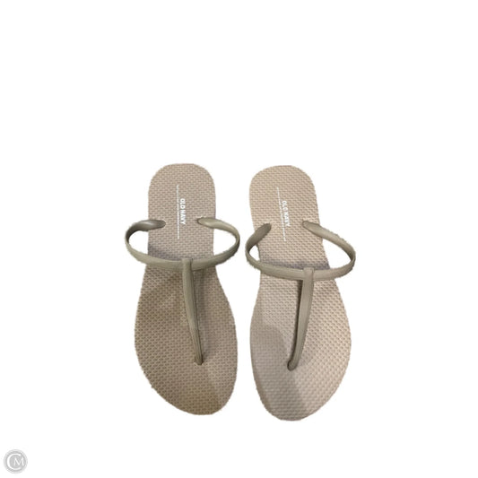 Sandals Flip Flops By Old Navy In Grey, Size: 7