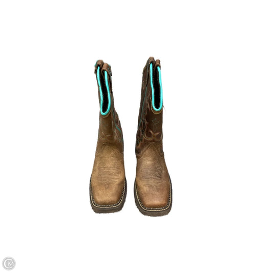 Boots Western By Justin In Brown, Size: 7