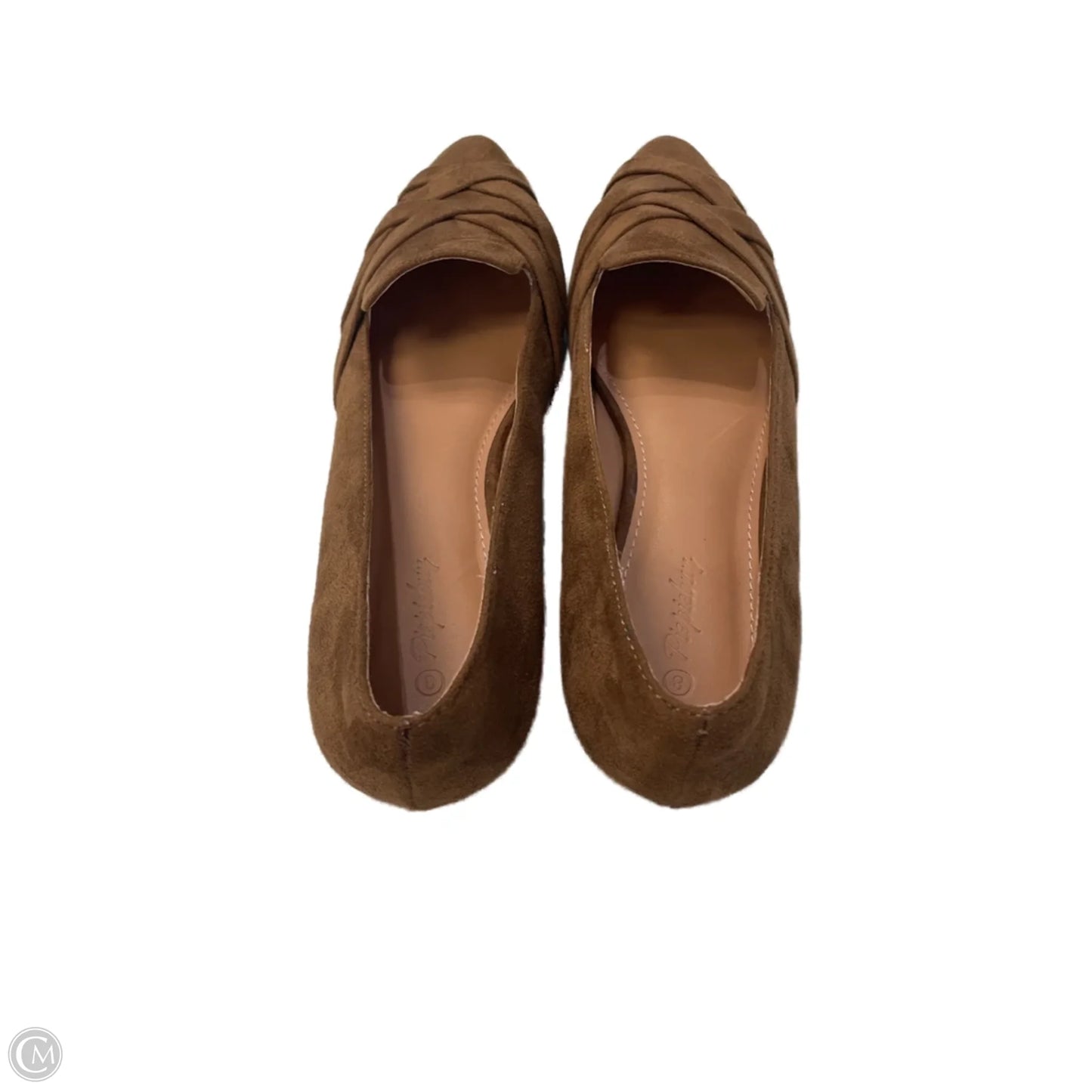 Sandals Flats By Clothes Mentor In Brown, Size: 8