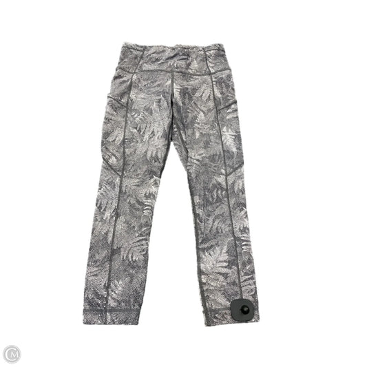 Athletic Leggings By Lululemon In Grey, Size: 6