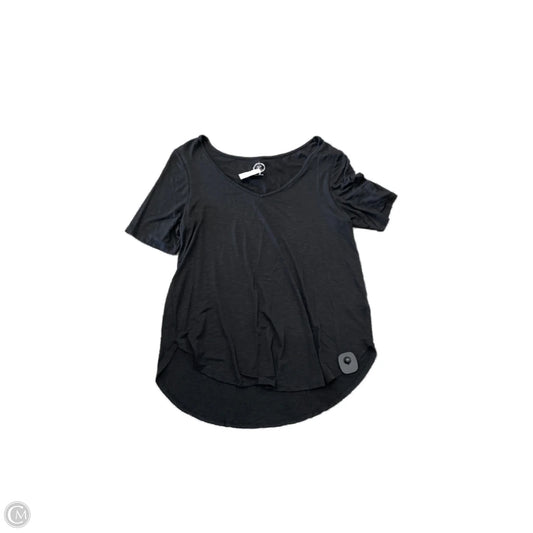 Top Short Sleeve Basic By Maurices In Black, Size: L