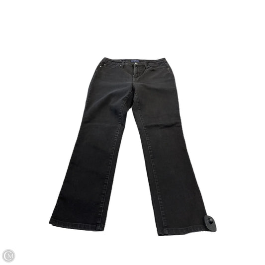 Jeans Straight By Charter Club In Black, Size: 6