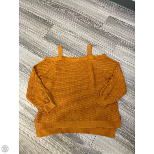 Sweater By Maurices In Orange, Size: 2x