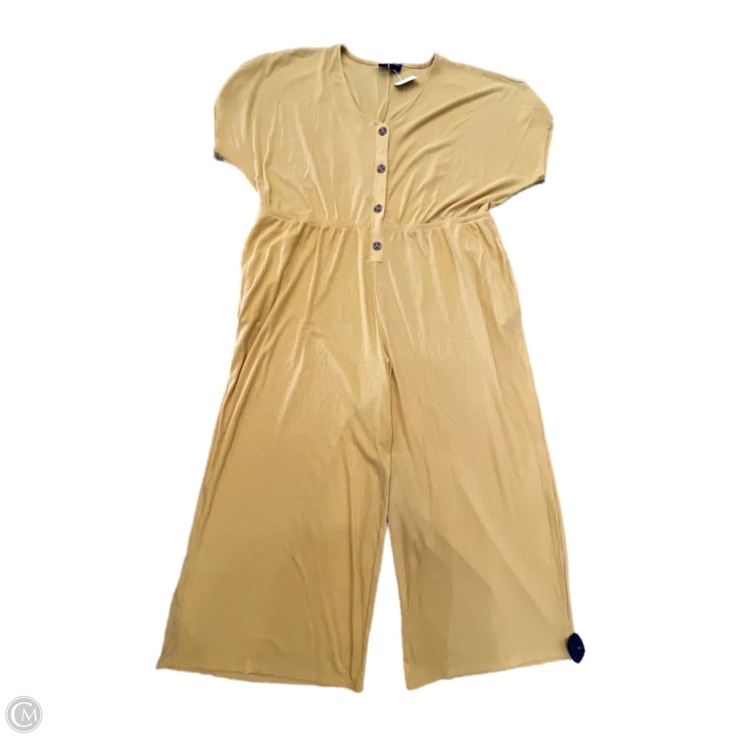 Jumpsuit By Lane Bryant In Yellow, Size: 3x