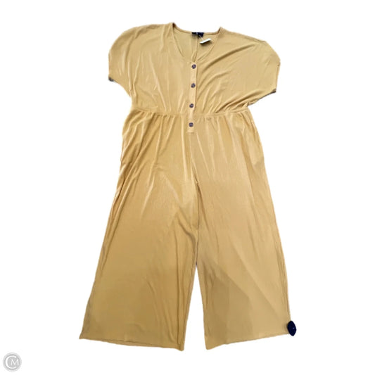 Jumpsuit By Lane Bryant In Yellow, Size: 3x