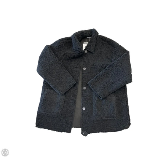 Jacket Faux Fur & Sherpa By Clothes Mentor In Black, Size: Xl