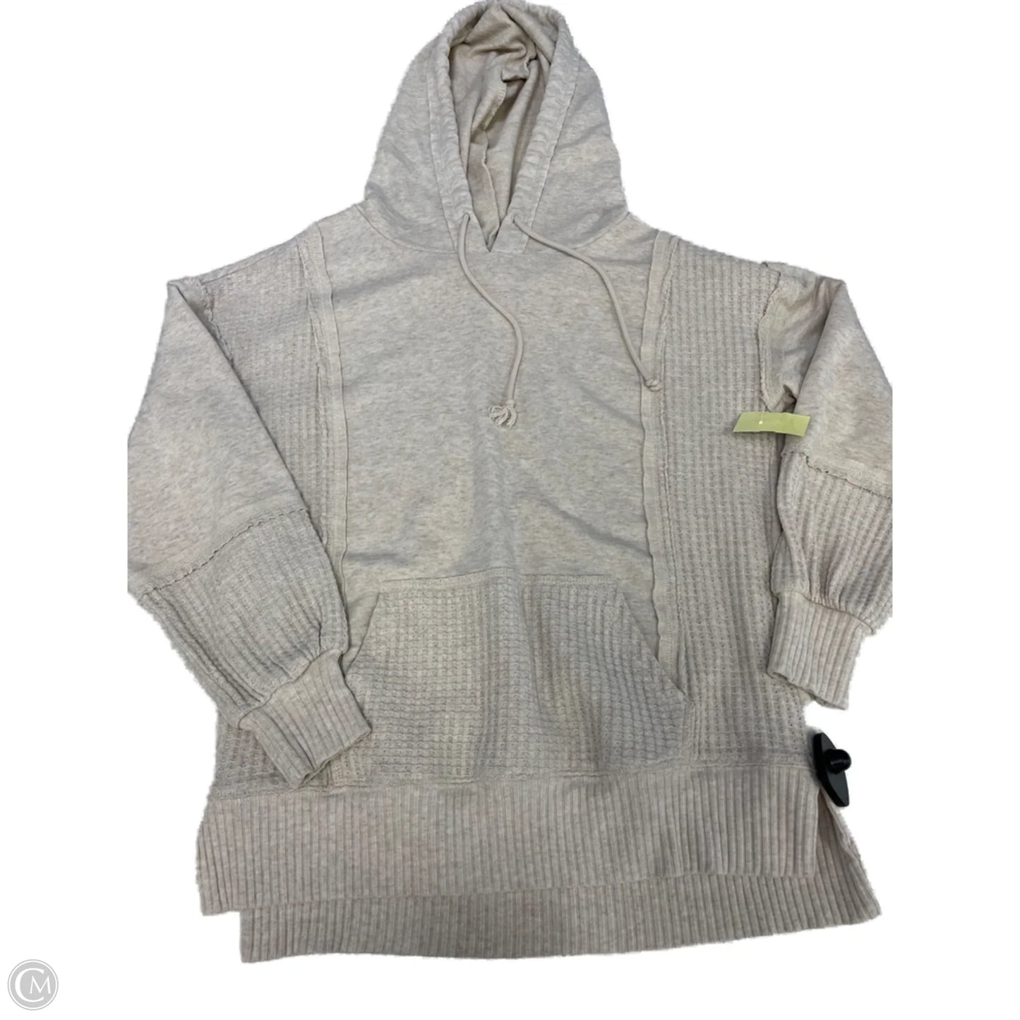 Sweatshirt Hoodie By Time And Tru In Cream, Size: S