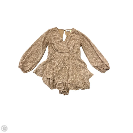 Romper By Japna In Brown, Size: L