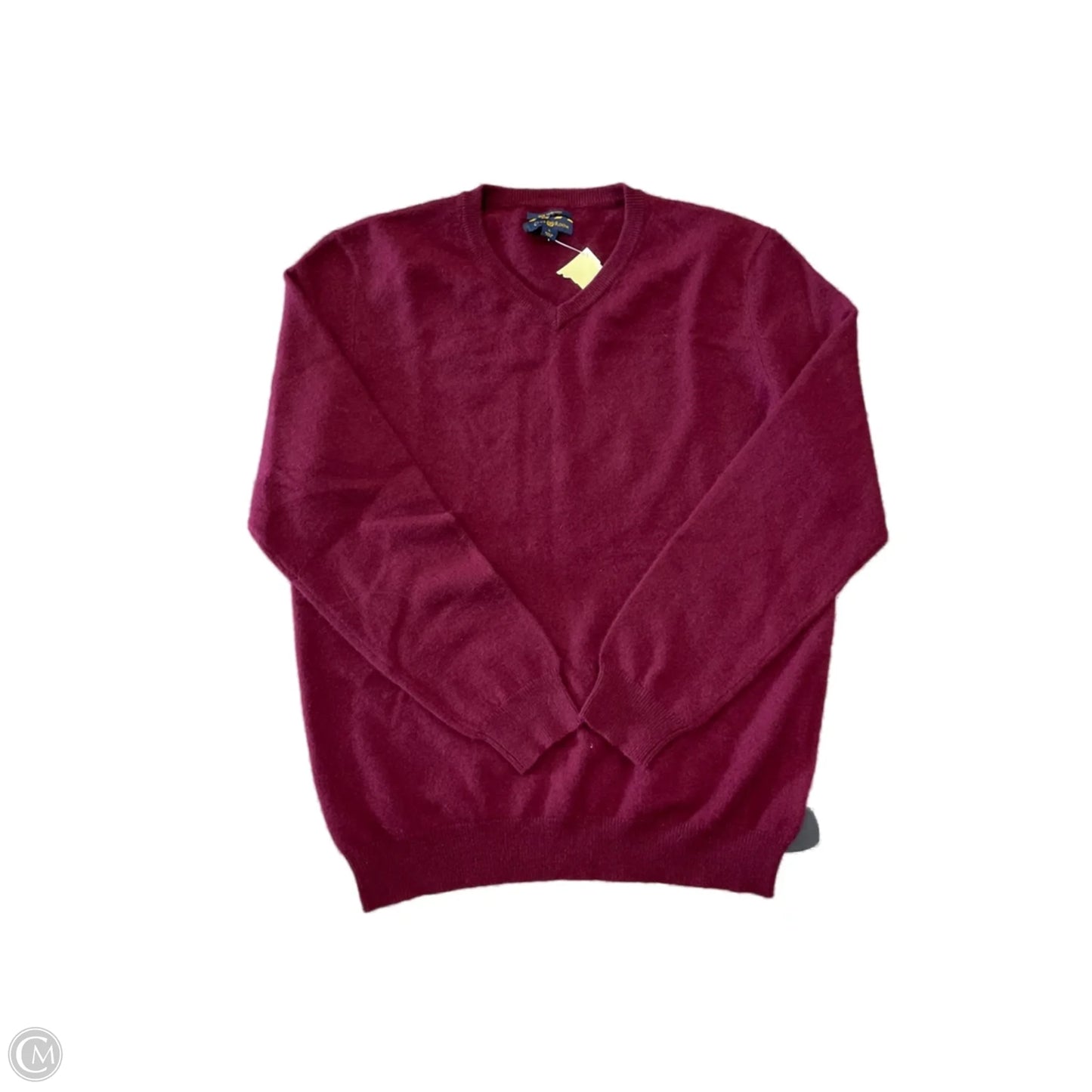 Sweater By Club Room In Maroon, Size: L