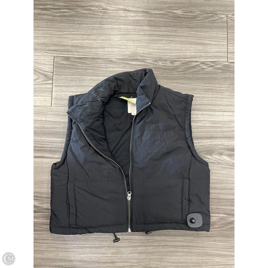 Vest Puffer & Quilted By Thread And Supply In Black, Size: M