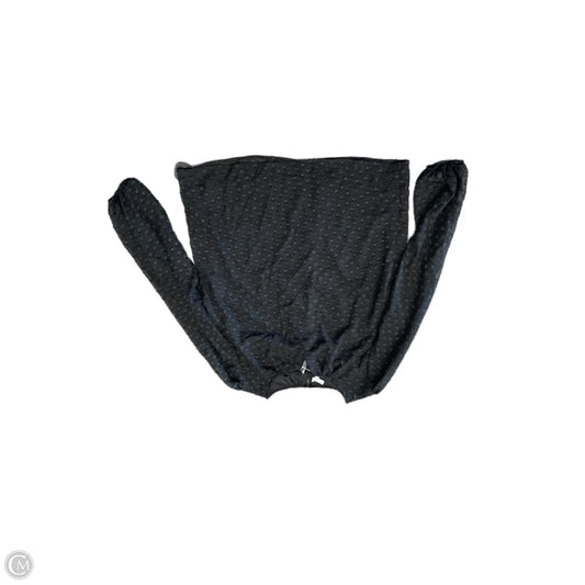 Top Long Sleeve Basic By Maurices In Black, Size: L
