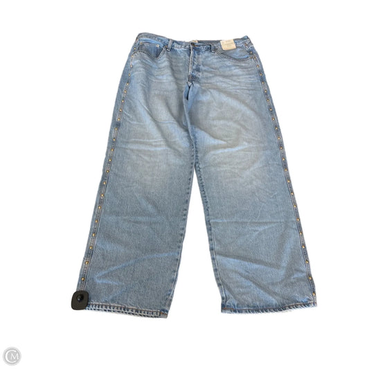 Jeans Wide Leg By Universal Thread In Blue, Size: 14