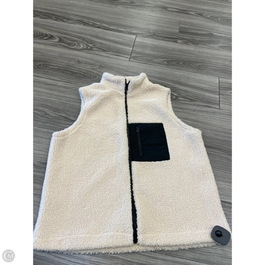 Vest Faux Fur & Sherpa By Pink Lily In Cream, Size: S