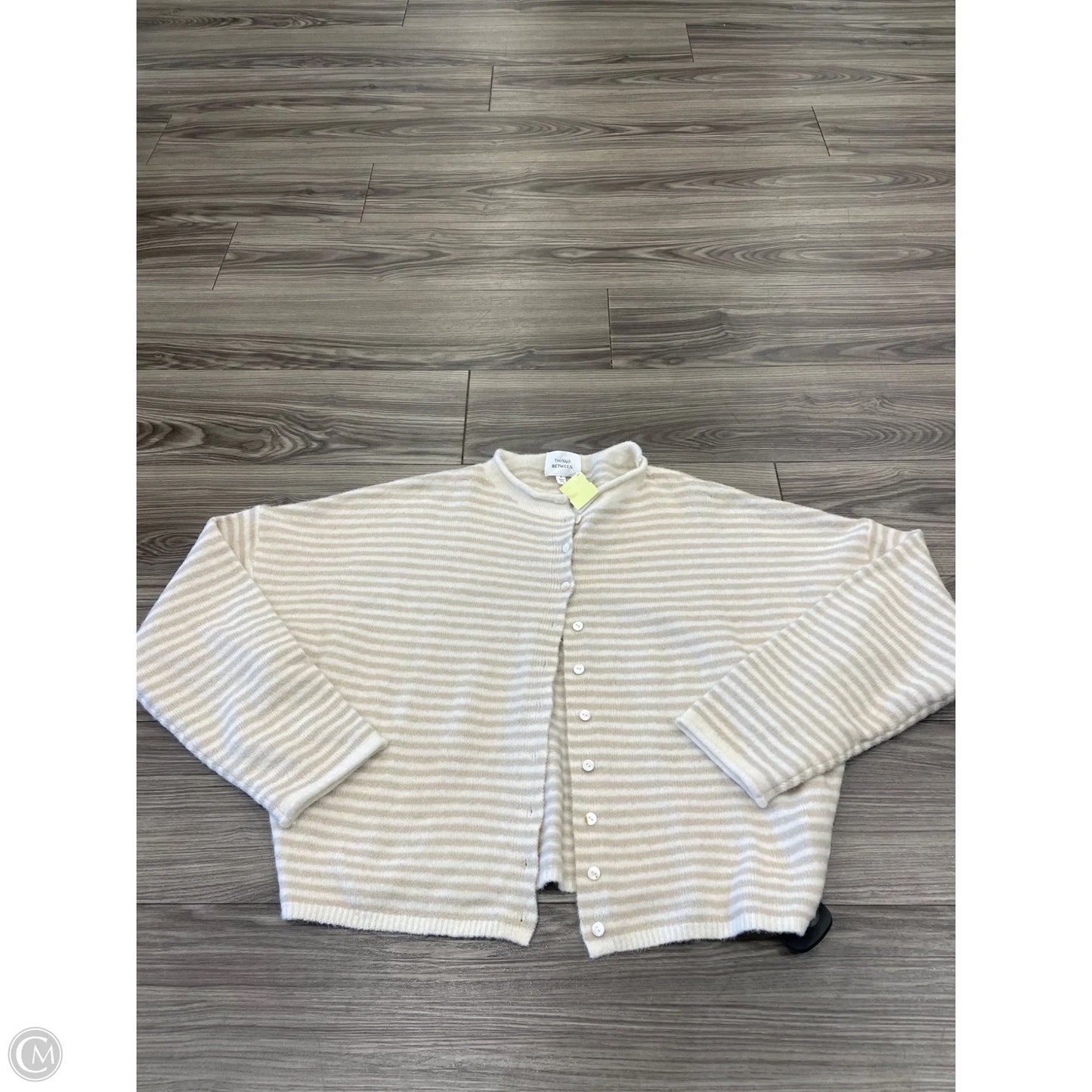 Cardigan By Clothes Mentor In Striped Pattern, Size: S
