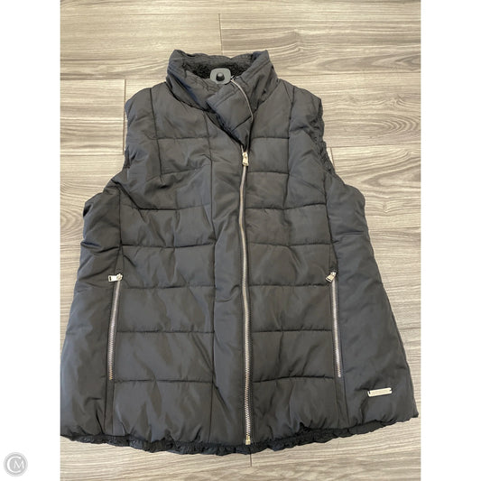 Vest Puffer & Quilted By Calvin Klein In Black, Size: L