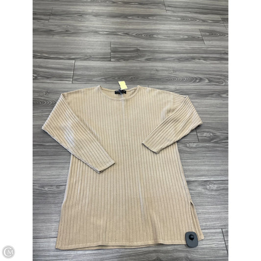 Top Long Sleeve Basic By Metropolitan In Brown, Size: S