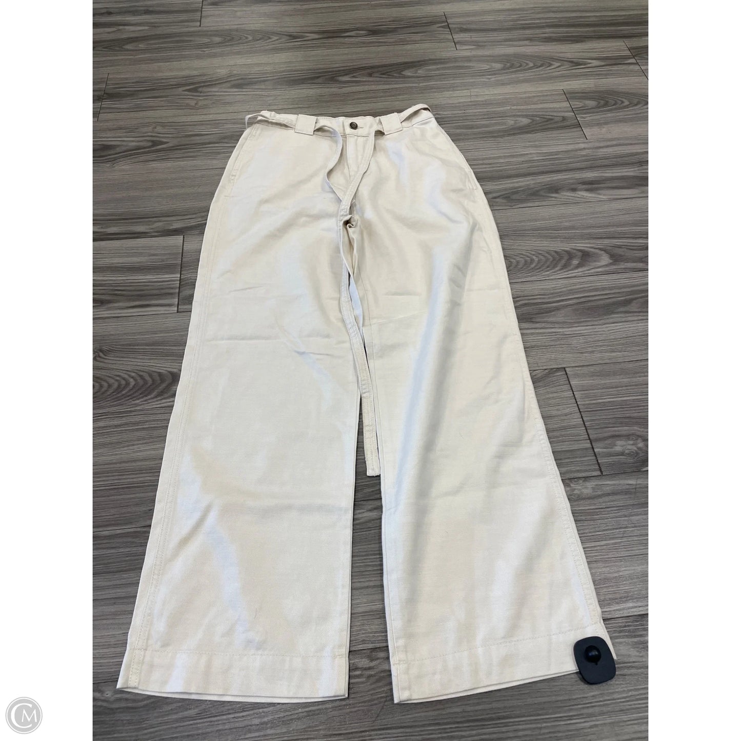 Pants Wide Leg By Falls Creek In Cream, Size: M
