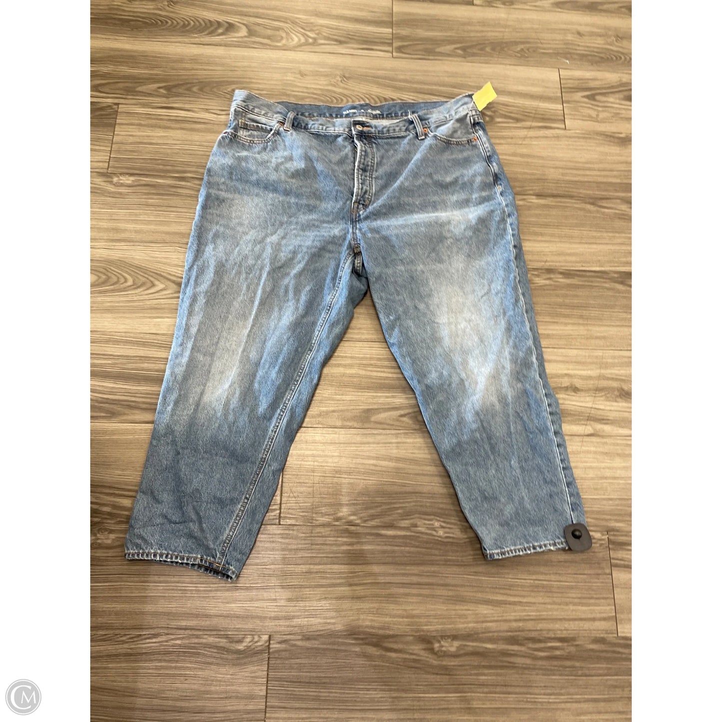 Jeans Straight By Old Navy In Blue, Size: 22