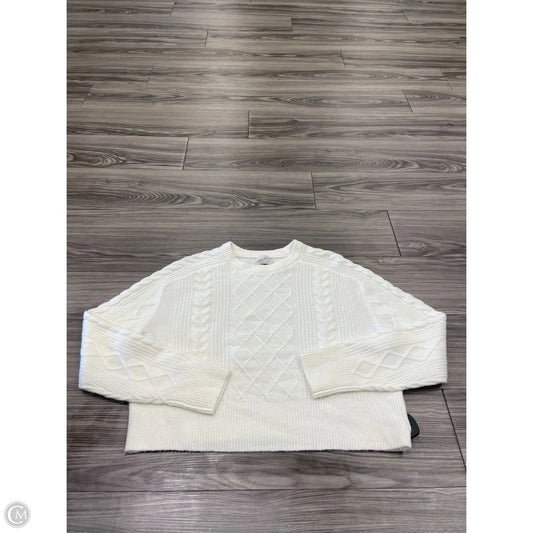 Sweater By Universal Thread In White, Size: M