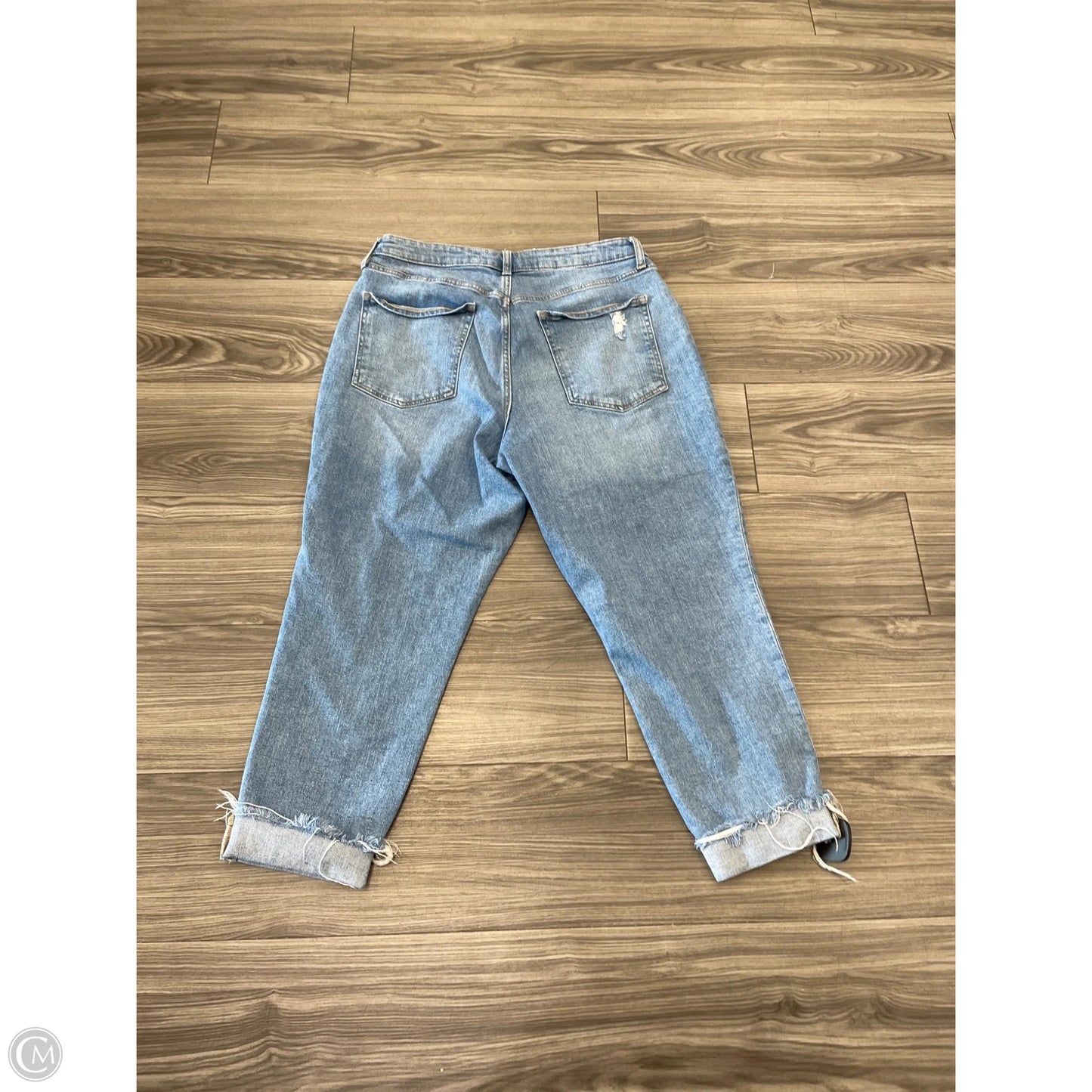 Jeans Straight By Old Navy In Blue, Size: 16