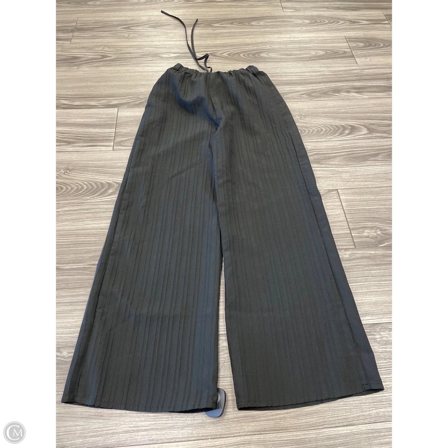 Pants Wide Leg By Shein In Black, Size: S