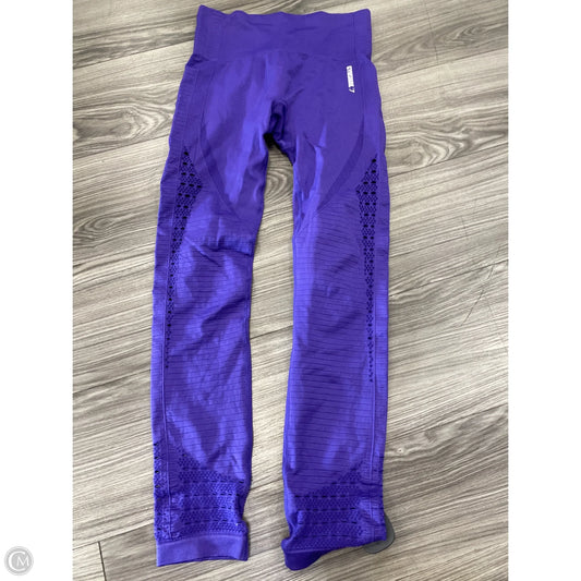 Athletic Leggings By Gym Shark In Purple, Size: S