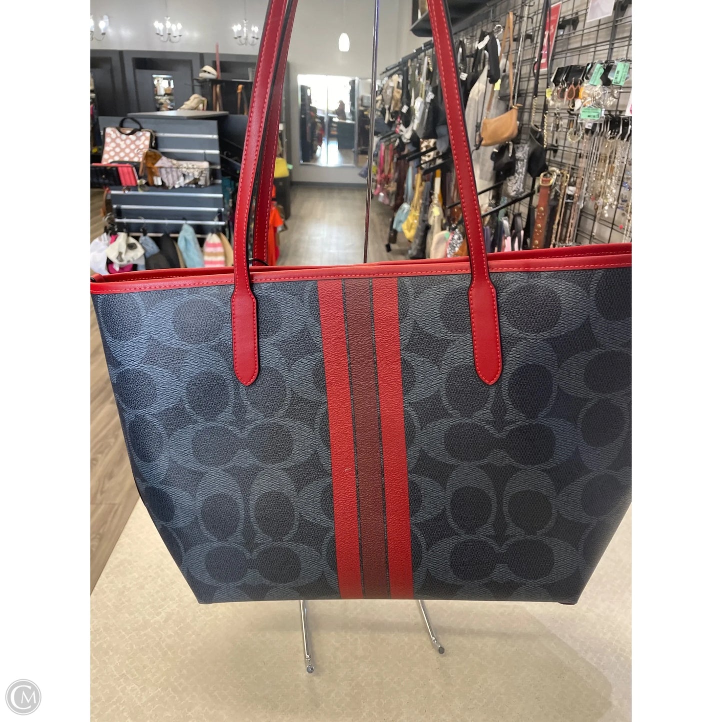 Tote Designer By Coach, Size: Large