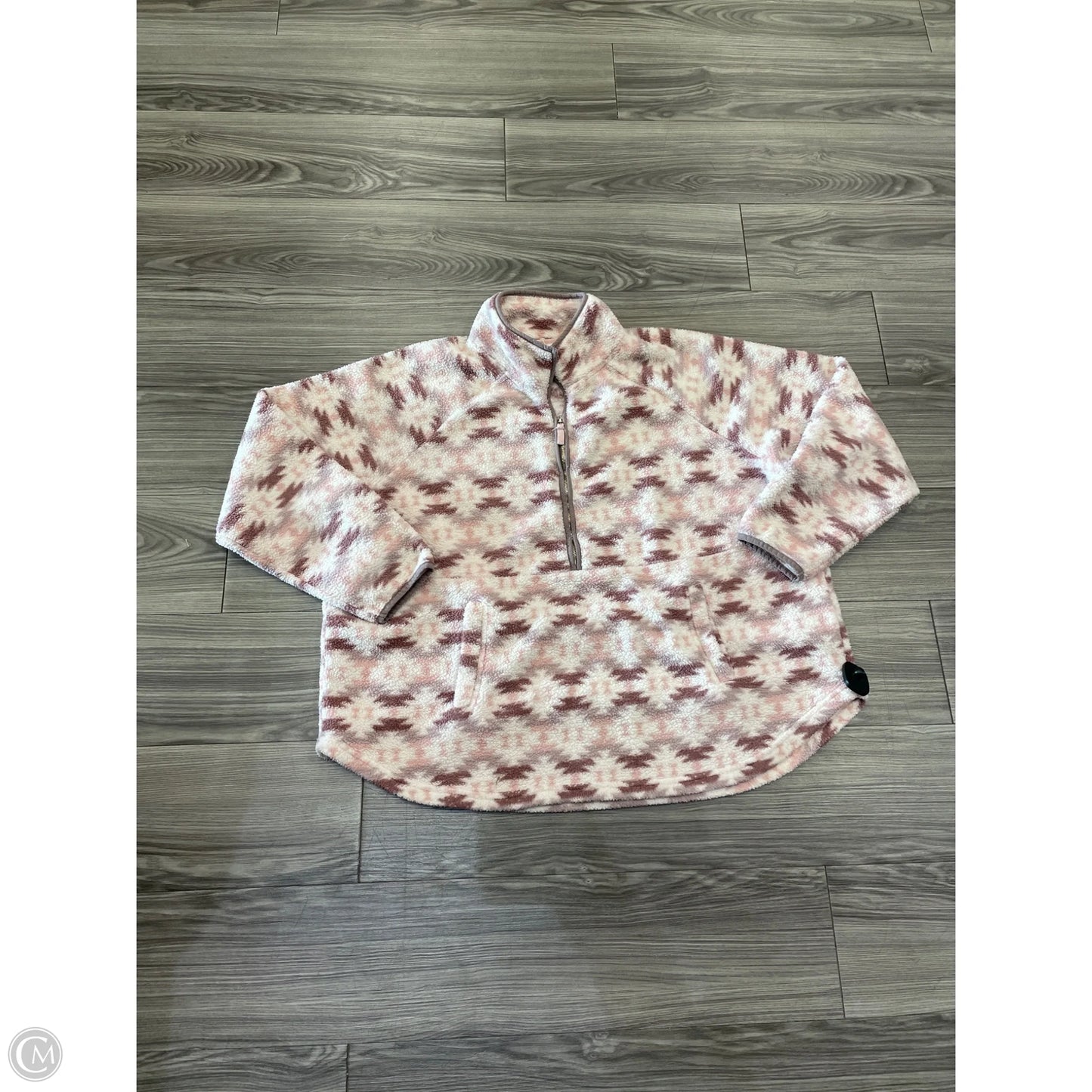 Sweatshirt Collar By Maurices In Pink, Size: 3x