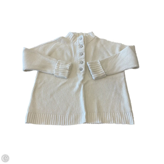 Sweater By Talbots In White, Size: Xl