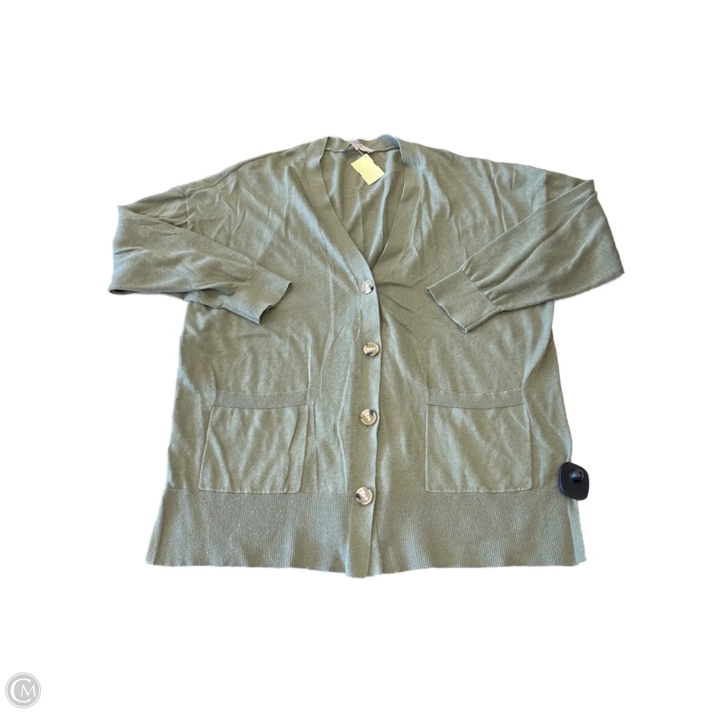 Cardigan By Loft In Green, Size: Xl