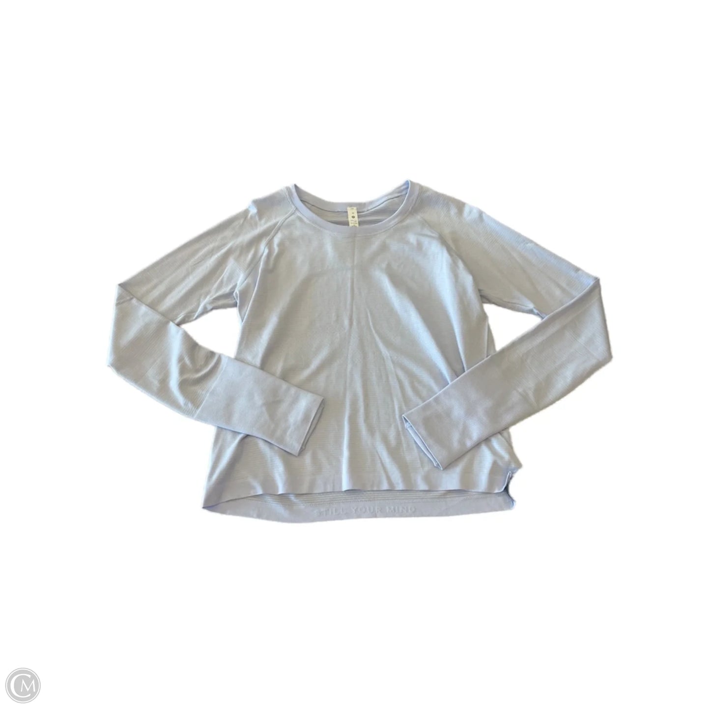 Athletic Top Long Sleeve Crewneck By Lululemon In Purple, Size: 10