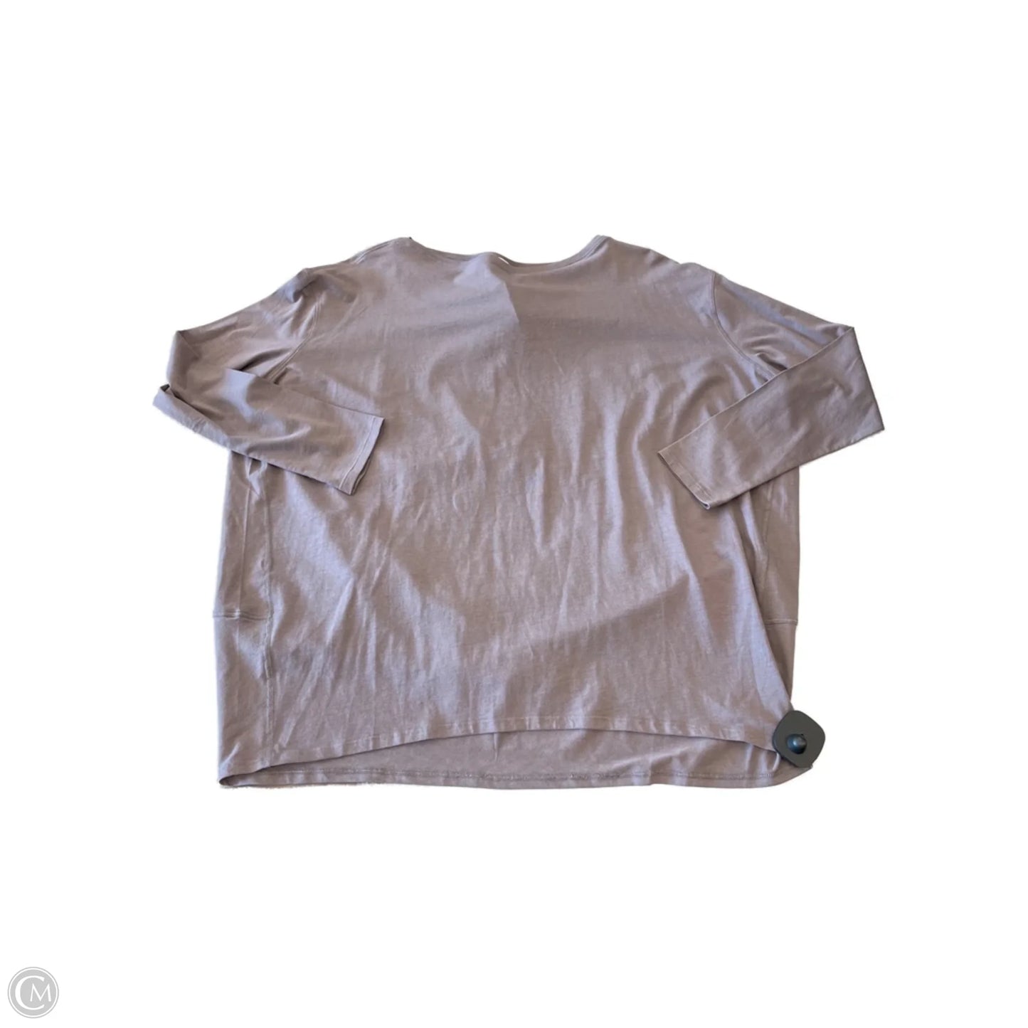 Athletic Top Long Sleeve Crewneck By Lululemon In Brown, Size: 8