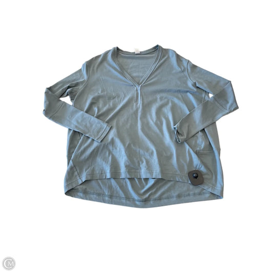 Athletic Top Long Sleeve Crewneck By Lululemon In Grey, Size: 0