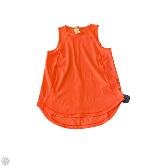 Athletic Tank Top By Lululemon In Orange, Size: 4