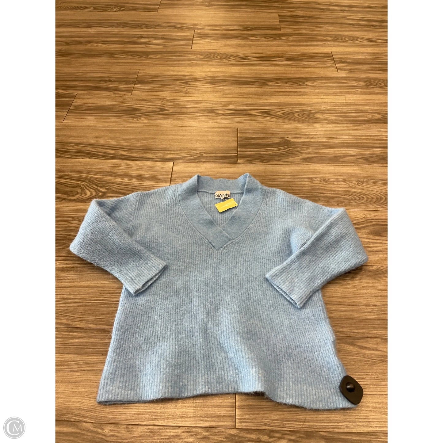 Sweater By Ganni In Blue, Size: M