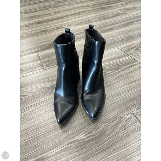 Boots Ankle Heels By Esprit In Black, Size: 8