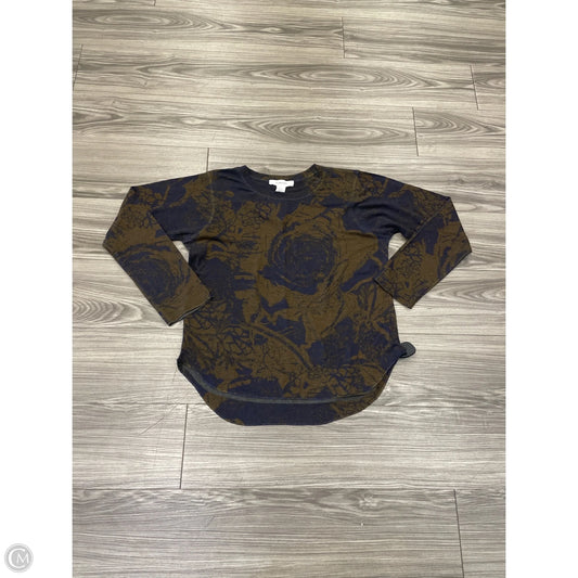 Top Long Sleeve By Workshop In Multi-colored, Size: Xl