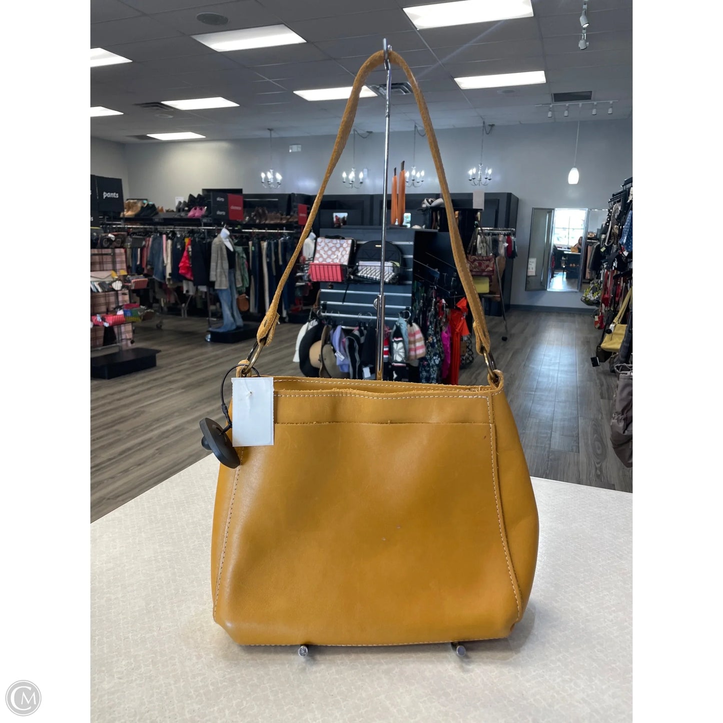 Handbag Leather By Portland Leather, Size: Medium