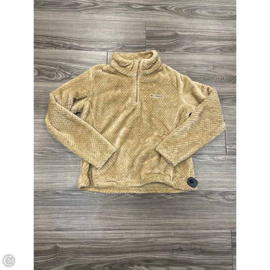 Sweatshirt Collar By Columbia In Tan, Size: Xl
