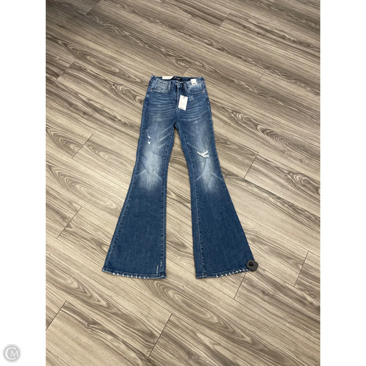 Jeans Flared By Judy Blue In Blue, Size: 0