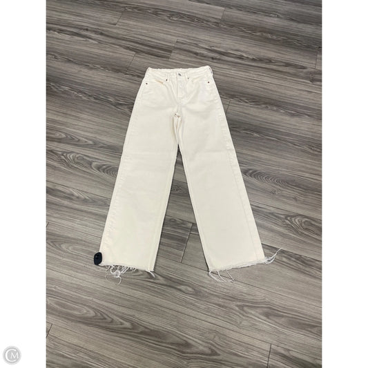 Jeans Wide Leg By Old Navy In White, Size: 4