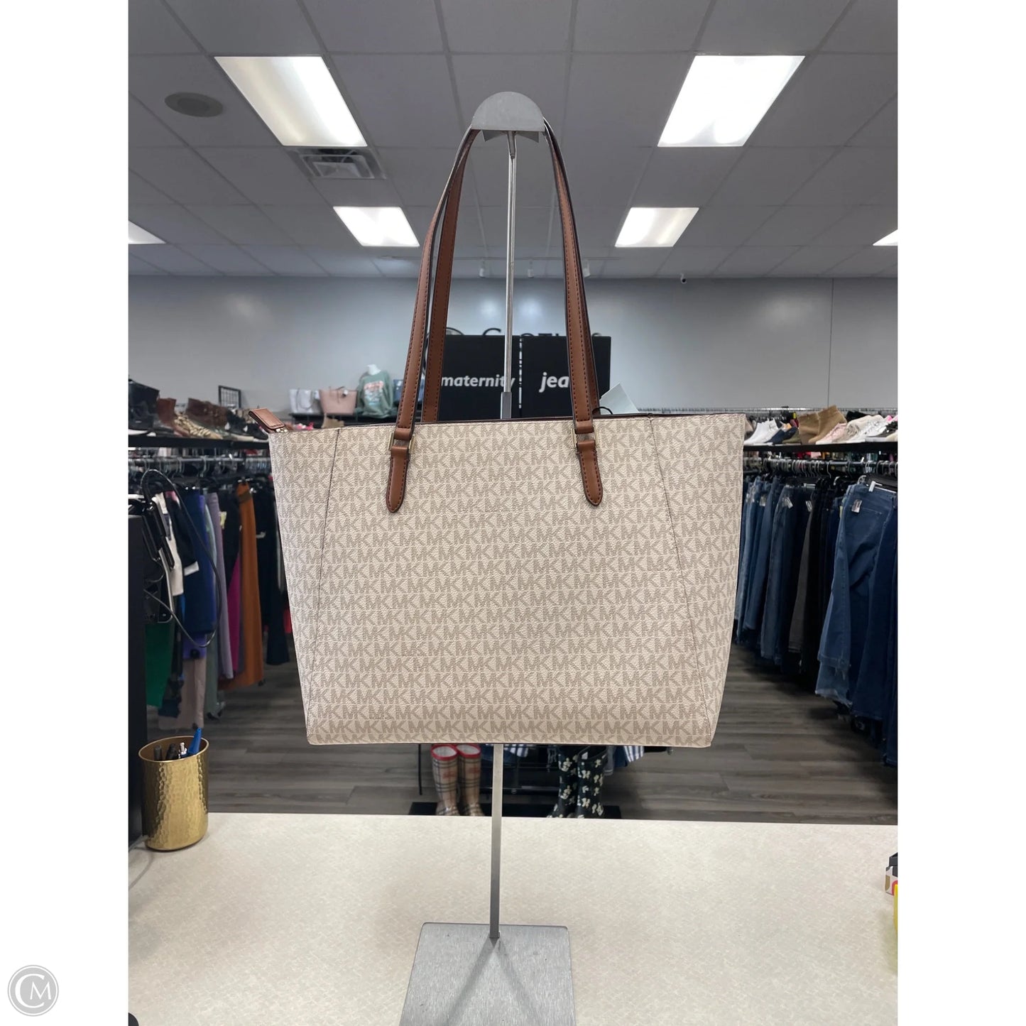 Tote Designer By Michael Kors, Size: Large