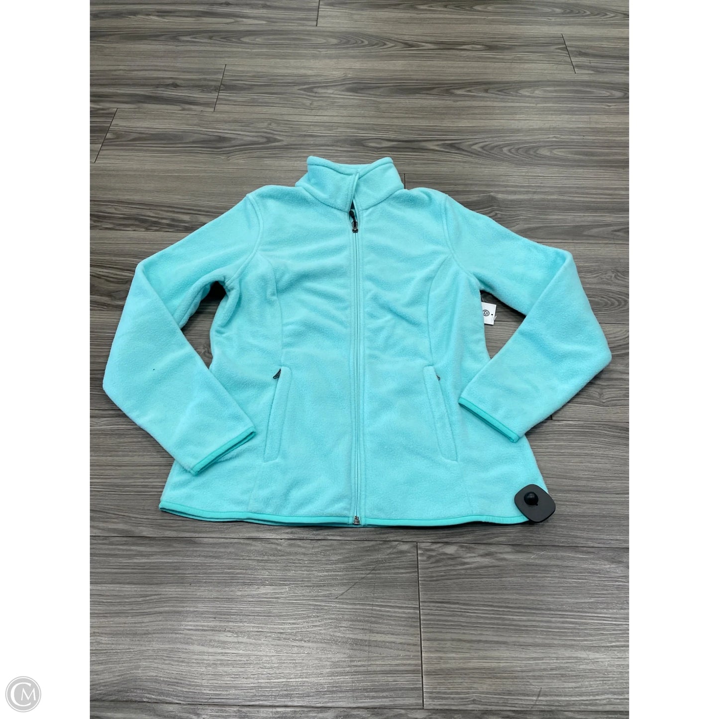 Jacket Fleece By Amazon Essentials In Teal, Size: M