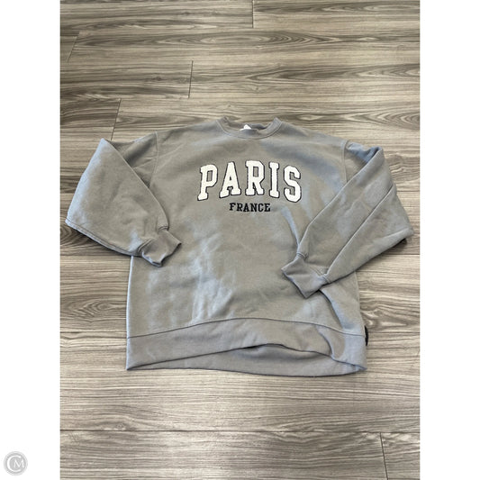 Sweatshirt Crewneck By Refuge In Grey, Size: S