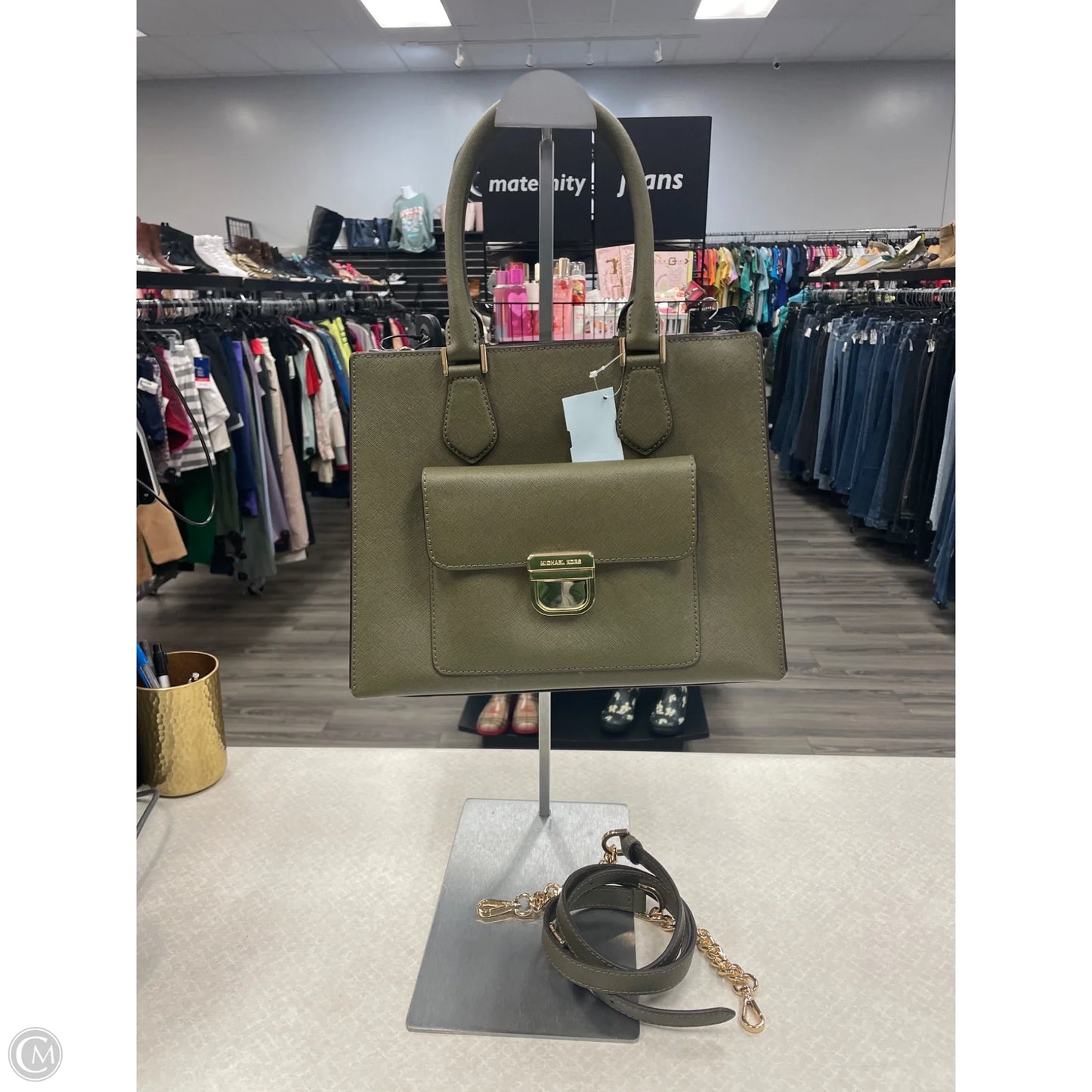 Handbag Designer By Michael Kors, Size: Medium