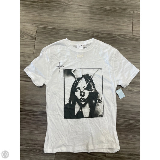 Top Short Sleeve By Clothes Mentor In White, Size: Xs