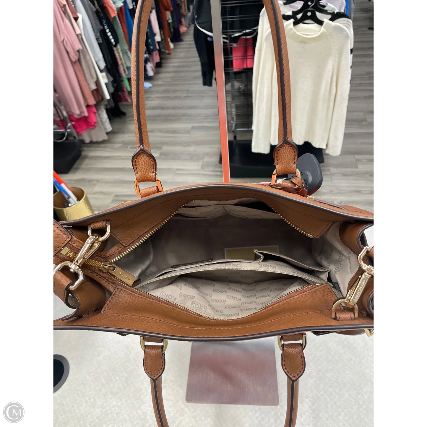 Tote Designer By Michael Kors, Size: Large