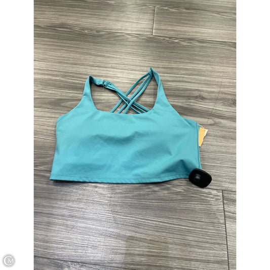 Athletic Bra By Dip In Teal, Size: L