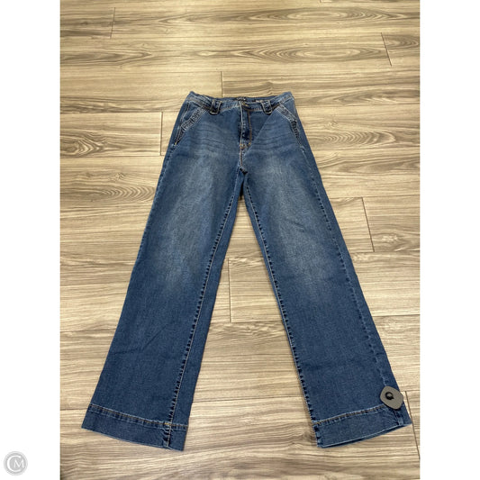 Jeans Wide Leg By Curve Appeal In Blue, Size: 10