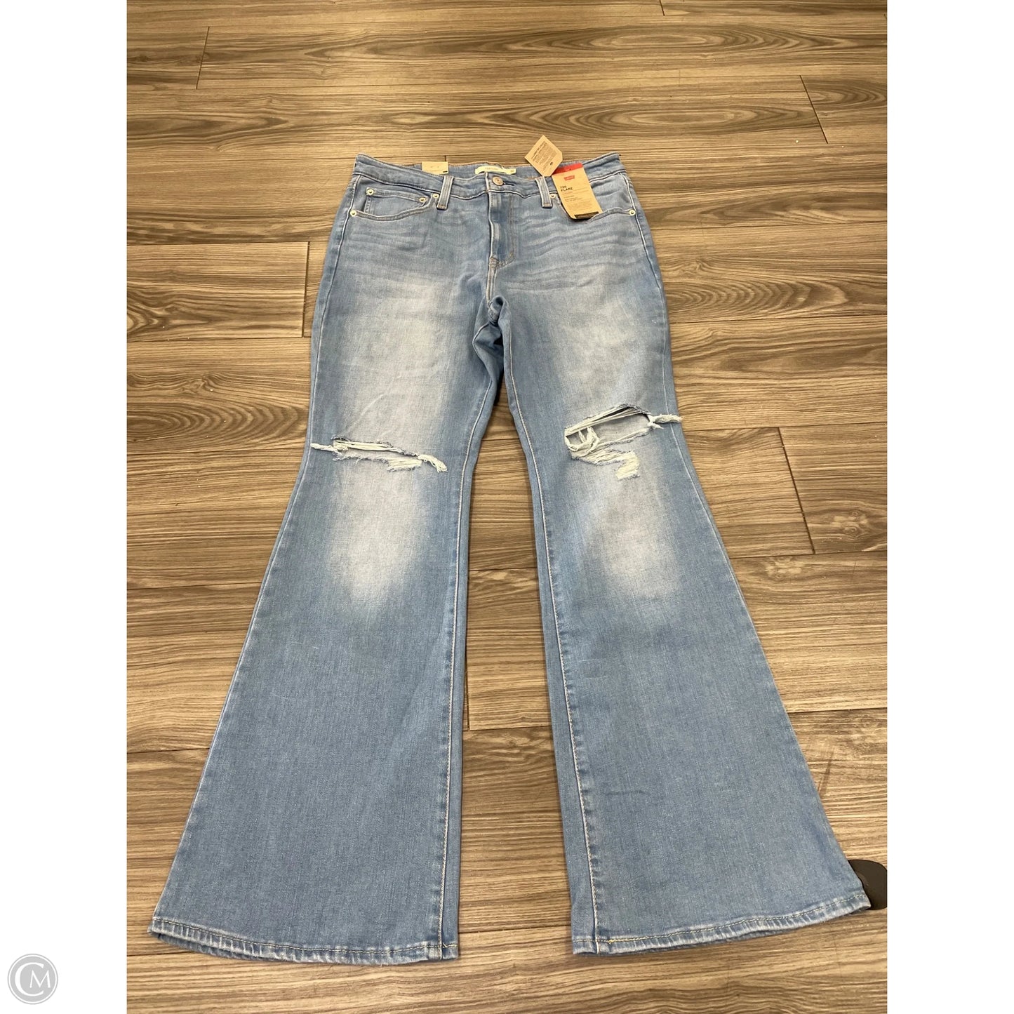 Jeans Flared By Levis In Blue, Size: 12